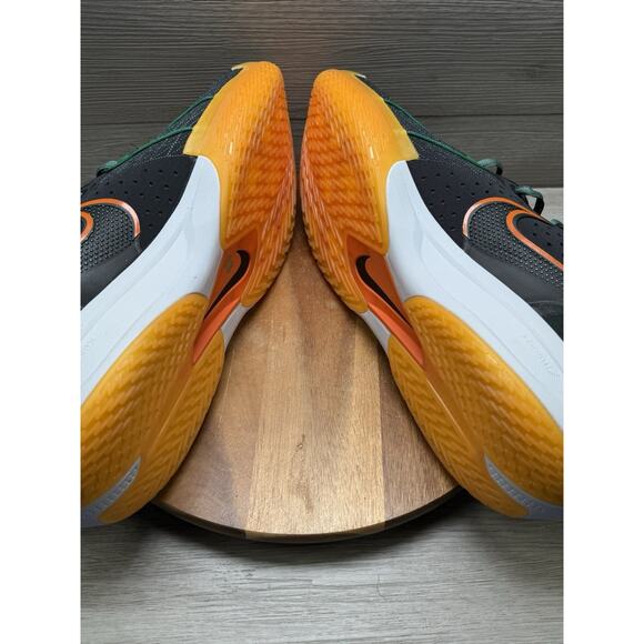 Nike Air Zoom GT Cut 3 NBY Mens Basketball Shoes Orange Green DV2913-001 Size 18
